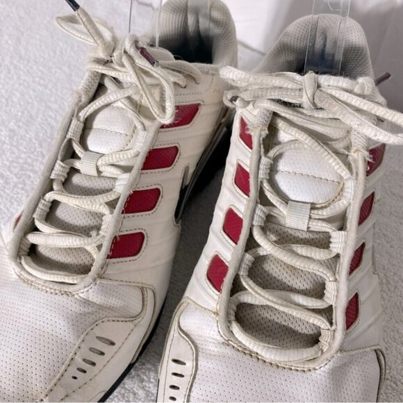Vintage Nike Impax Atlas 2 White Red Lace Up Trainers Athletic Sneakers 8 - Picture 11 of 15